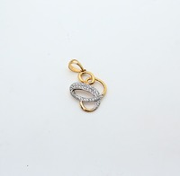 Colgante de Diamante de Corte Redondo en Oro Amarillo de 14K para Mujer, Opciones de Diamantes Cultivados en Laboratorio y Naturales, Color D a G, Claridad IF a SI2, Regalo de Joyería