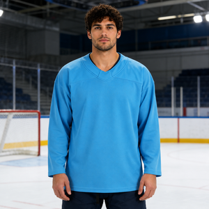 Jersey de Hockey sobre Hielo Transpirable de Gran Calidad, 100% Poliéster, Personalizado para Entrenamiento, 160 Gramos, Secado Rápido, Superventas - Product Image 1