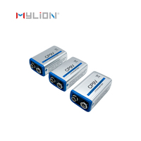 Şarj Edilemeyen Lityum Pil CP9V 9 Volt Lityum Pil 1200mAh Endüstriyel Alarm Ekipmanları için