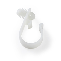 Pince de fixation de câble en plastique Essentra, fixation en forme de flèche, nylon naturel BHLWHC, clip à fixation par trou aveugle