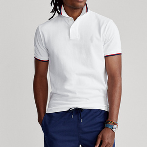 Camisa polo blanca de algodón para hombre - Product Image 2