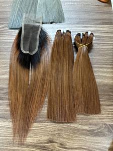2024 Hot Bonestraight Extensions de cheveux têtes d'entraînement femmes faisceaux vietnamiens pour les femmes noires - Product Image 2