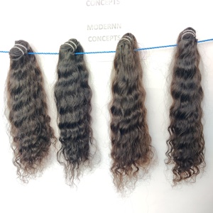 Mejor Precio, Cabello Humano Indio 100% Natural en Paquetes, Estilos Rizados y Ondulados Disponibles, Proveedor de Cabello Humano - Product Image 4