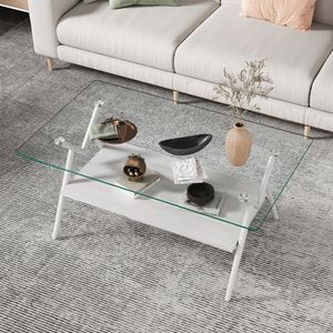Tavolino Contemporaneo a Incastro con Piano in Marmo e Struttura in Metallo Resistente - Product Image 4