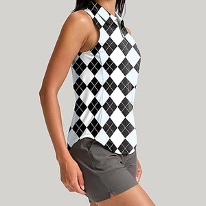 Chemisier sans manches zippé pour femme, décontracté et tendance, avec fermeture éclair sur le devant, fabricant OEM ODM, marque privée, vente en gros - Product Image 2