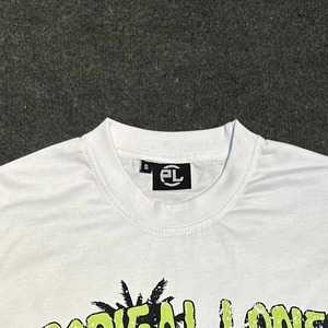 T-shirt décontracté blanc à manches courtes pour homme AMS SPORTS INTL 2024, coupe classique, col rond, 100% coton respirant - Product Image 4