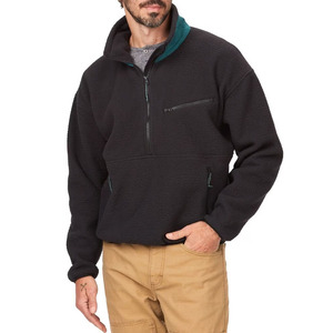 Chaqueta de Forro Polar Reciclado para Hombre con Logotipo Personalizado, para Invierno y Otoño, Chaqueta de Forro Polar Suave con Cierre de Media Cremallera - Product Image 5