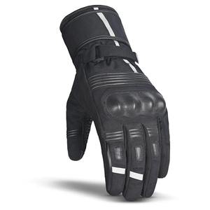 Guantes de Motocicleta Negros Intensos a Precio de Mayoreo, de Cuero Genuino, Completos, Impermeables, con Pantalla Táctil, Talla Personalizada - Product Image 4