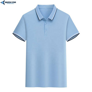 Mens Anti-Wrinkle Solid Jersey Cotton for Shirt High Quality Breathable Fabric Custom Logo Uniform Manufacturer - Product Image 2