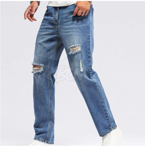 Jean décontracté droit taille mi-haute pour homme en velours côtelé 100 % coton, respirant, écologique, séchage rapide, logo personnalisable, hiver - Product Image 4