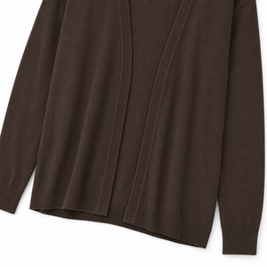 <b>Women's</b> Solid Color Knitted Cardigan Open Front Lightweight Shawl <b>Jacket</b> Casual Layering Outerwear | OEM manufacturer Bangladesh - Product Image 3