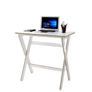 Meja komputer meja Laptop ramah lingkungan kayu lapis dibuat Mini meja komputer malas buatan Tiongkok