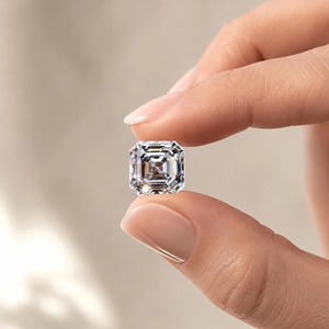 Diamante Cultivado en Laboratorio Asscher de 4CT, Color E, Claridad VS1, Certificado IGI, Corte Excelente 3EX, Proveedor Mayorista para Compradores Internacionales de Diamantes - Product Image 4