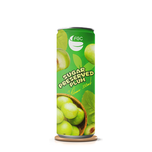 OEM Etiqueta Privada jugo limón sabor natural jugo de fruta concentrado bebida fruta sal conservada jugo de limón 330ml lata - Product Image 6