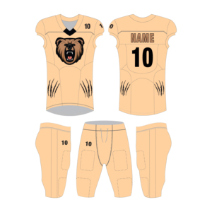 Este conjunto de uniformes de fútbol americano personalizados por sublimación, directamente de fábrica, facilita la adquisición de ropa corporativa de forma rápida y sencilla. - Product Image 1
