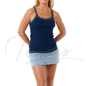 Débardeur court sans manches pour femme de haute qualité, en Spandex/Polyester, séchage rapide, respirant, décontracté, pour la gym, col carré, 120g - Product Image 5