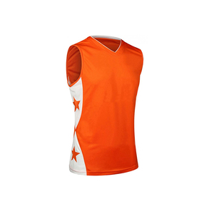 Ensemble Maillot de Basketball Unisexe en Polyester Respirant à Séchage Rapide, Col en V, Sans Manches – Vente en Gros Direct Usine - Product Image 1