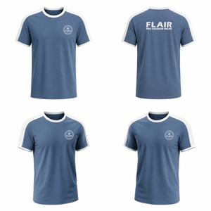 <b>Men's</b> Casual Contrast <b>Raglan</b> Sleeve <b>T</b>-<b>Shirt</b> | Premium Cotton Blend Crew Neck Short Sleeve Tee - Product Image 6