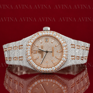 Reloj Automático de Lujo con Diamantes para Hombre, Reloj de Pulsera Mecánico de Acero Inoxidable, Estilo Hip Hop, Joyería Brillante - Product Image 5