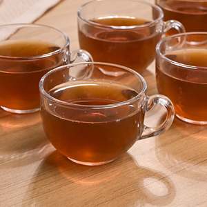 Juego de 4 Tazas de Té Redondas de Vidrio Transparente - Product Image 3