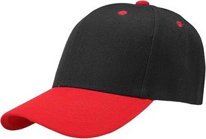 หมวกแก๊ปทรง Trucker 6 แผง แบบ Unisex สีพื้น ผ้าตาข่าย ปรับขนาดได้ สไตล์ลำลอง สำหรับผู้ใหญ่ ใส่ได้ทั้งฤดูใบไม้ผลิและฤดูร้อน สีแดง ดำ เทา - Product Image 2