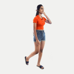 Polo de Mujer OEM 100% Algodón, Corte Ajustado, Personalizable con Logotipo, Polo Corto Unisex - Product Image 4