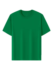 T-shirts d'été décontractés pour hommes fabriqués en usine – Tissu doux, respirant, couleur unie, coupe ajustée, respectueux de la peau - Product Image 2