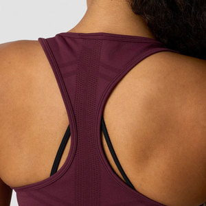 Camiseta Deportiva de Compresión para Mujer, Diseño de Espalda en Y, Corte Largo, Ajustada, Transpirable, para Entrenamiento - Product Image 4