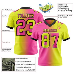Camiseta de Fútbol Americano, Mezcla de Spandex, Sublimación, Logotipo Personalizado, Fabricante, Ropa Deportiva Duradera y Transpirable para Equipos - Product Image 4