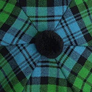 Chapeau Tam O'Shanter pour homme, style ancien Campbell, en tissu Balmoral à carreaux écossais - Product Image 6