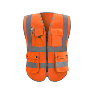 Chaleco de Seguridad Reflectante con Logotipo Personalizado al por Mayor 2026, Uniforme de Trabajo de Alta Visibilidad, Poliéster Unisex OEM de Alta Calidad - Product Image 6