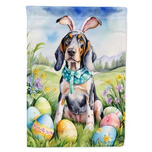 Bluetick Coonhound Easter Egg Hunt <b>Garden</b> <b>Flag</b> Multicolor Mailbox Decorative Yard Banner for Patio Artwork for Flower Beds - Product Image 1