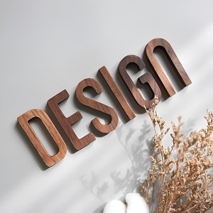 <b>Personalized</b> <b>Wood</b> Alphabet Letter <b>Sign</b> Custom 3D Wooden Decoration Letters for Living Room Home Decor - Product Image 6