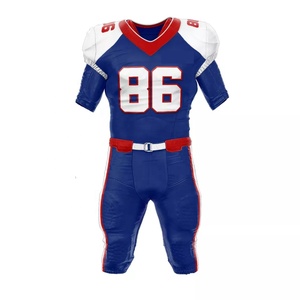 Nouveaux uniformes de football américain taille adulte maillot de football américain brodé à bas prix avec pantalon rembourré pour hommes - Product Image 4