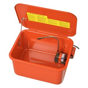 Lavatrice Portatile per Componenti in Acciaio con Capacità di 5, 3,5 e 0,4 Galloni per Cura Automobilistica, Uscita Massima Pompa 3,5 Litri/Minuto - Product Image 1