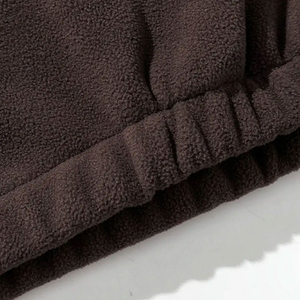 Men's Customized Half <b>Zipper</b> <b>Sweatshirt</b> Latest Design Fleece in Solid Pattern for Winter Wholesale With OEM Service - Product Image 4