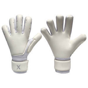 Gants de gardien de but professionnels haute performance en cuir souple respirant antidérapant à doigts entiers avec fermeture auto-agrippante unisexe - Product Image 1