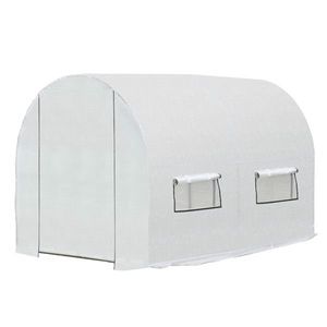 Mini Serra Moderna Facile da Montare con Struttura in Acciaio Zincato e PVC/PE per Uso Domestico e Giardino - Product Image 5