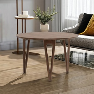 Table basse en bois massif de style mid-century pour salon, salle à manger, restaurant, hôtels, bars et villas - Product Image 5