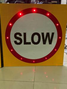 Panneau de signalisation routière LED éclairé |   Panneau de signalisation routière clignotant pour la sécurité routière, panneau de signalisation routière clignotant pour une meilleure visibilité - Product Image 4