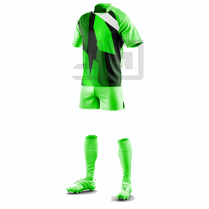 Maillot et short de rugby JAMEZ SPORTS haut de gamme, imprimé numérique 3D, broderie personnalisée, nom d'équipe, léger, écologique, 100% coton - Product Image 6