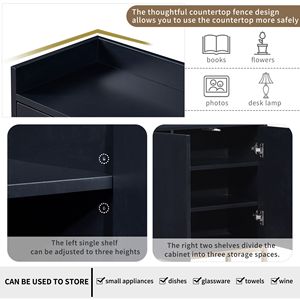 Credenza Moderna ed Elegante con Ampio Spazio di Archiviazione per Sala da Pranzo o Ingresso - Product Image 5