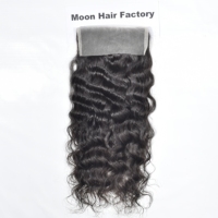 Rambut Asli Brasil Keriting 100 Persen Virgin Human Hair Lace Closure Hitam Alami Deep Curly Closure Swiss Lace Free