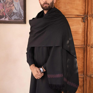 Traje tradicional pakistaní Shalwar Kameez para hombre en color marrón oscuro, tela de alta calidad, Kurta Pajama de diseñador para hombre, Bandhgala con logotipo personalizado. - Product Image 3