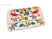 Collection de pochettes à perles sur le thème du sport, type de fermeture : pochettes, portées avec des perles indiennes, pochette artisanale, meilleur prix de gros