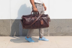 Excellent Quality Leather Travel Bag for Men Duffel Bag for Travel Gym and Overnight Trips Available At Discounted Price - Product Image 2