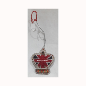 New Zari Embroidery Christmas Tree Hanging Ornaments Handmade Fabric Material Multiple Shape Used For Festival Party Decorations - Product Image 4
