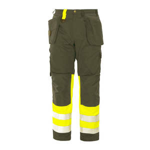 Pantalones de Trabajo de Seguridad de Rayón de Alta Visibilidad para Hombre, con Logotipo Personalizable, Reflectantes, Antiarrugas, Certificados por la Norma EN - Product Image 5