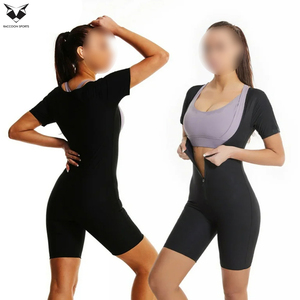 Combinaison amincissante intégrale pour femme, gaine de sudation 3-en-1 pour l'entraînement et la réduction de la graisse abdominale - Product Image 2