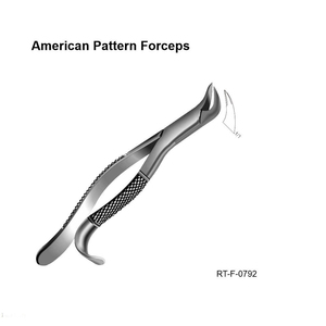 Forceps d'extraction dentaire ergonomiques en acier inoxydable, modèle américain, certifiés CE, garantie de 2 ans, Roboz Tech Pakistan - Product Image 4